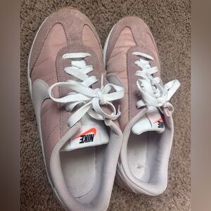 Nike Women's Blush and White Sneakers